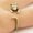 14K Gold-Plated, variant on Mouse 14K Gold-Plated Open Ring for Women and Men, Everyday Wear, Size Adjustable, Includes Gift Box