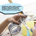 thumbnail image 3 of BAZIC 8" Pastel Stainless Steel Scissors, Straight Handle Sharp Blades, 24-Pack, 3 of 7