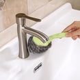 thumbnail image 7 of Mouliraty Stainless Steel Sponges Scourer Pot Brush Long Handle Cleaning Brush Scrubbers Metal Scouring Pads Kitchen Cleaning Tool, 7 of 7