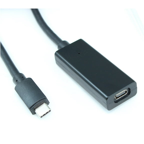 6Ft USB 3.2 Gen 2 Type-C Male to Female EXTENSION Cable, 10 Gbps Black