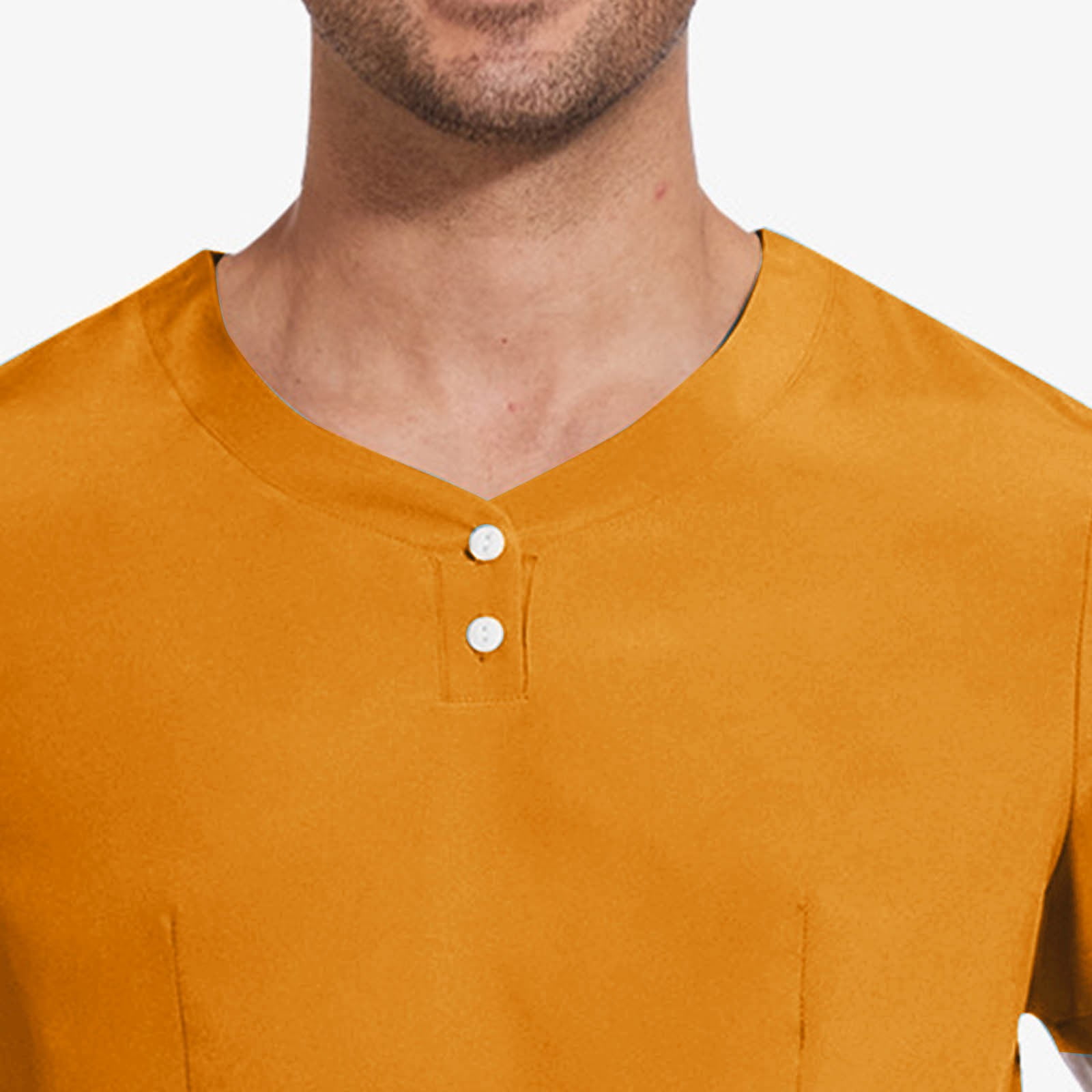 Mens Quick Dry Scrub Set Stretch V-Neck Scrub Top & Jogger Pant Healthcare Working Nursing Uniforms with Pockets