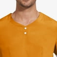 thumbnail image 6 of Handshe Men's Solid Color Short - Sleeved Round - Neck Shirt & Drawstring Pants Set, 6 of 7