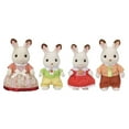 thumbnail image 1 of Calico Critters Chocolate Rabbit  Family, Set of 4 Collectible Doll Figures, 1 of 8