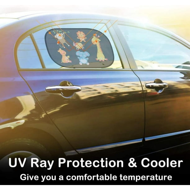 Pare-soleil pour fenêtre de voiture pour vitres de voiture, pare-soleil de voiture  pour fenêtre latérale bébé pour bloquer les reflets du soleil, les rayons  UV 