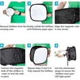 thumbnail image 3 of Neewer LED Light Panel Softbox for 660/530/480 LED Light - Outer 16.3'' x 6.5'', Inner 9.8'' x 8.7'', Foldable Light Diffuser with Strap Attachment and Bag for Photo Studio Portrait Video Shooting, 3 of 9