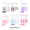 GoldSilverBluePinkPurpleRose, variant on 6 Sets (30 Pcs) Beaded Makeup Brush, Multicolor DIY Cosmetic Brushes for Elegant Makeup Lovers, Soft Polyester Eyeshadow and Concealer Brushes for Daily Use, Travel and Holiday Gift Packaging