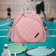 thumbnail image 1 of Bolsa de tenis grande, portátil, para raquetas, para jugadores, fitness, bolso de hombro Rosa, 1 of 8