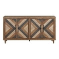 thumbnail image 2 of Farmhouse Wellington Wood Four Door Credenza, 2 of 6
