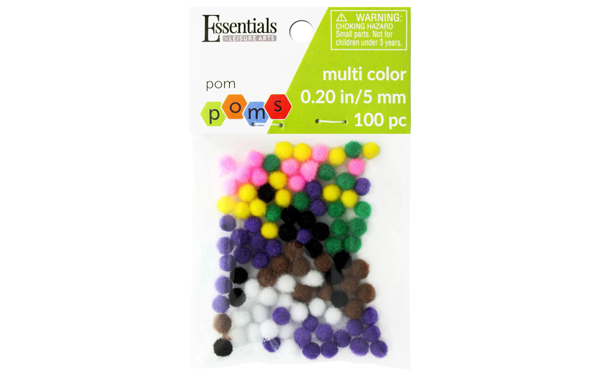 5mm POM-POMS IN PACKS OF 100 PIECES 12 BEAUTIFUL COLOURS AVAILABLE 