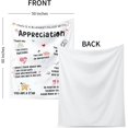 thumbnail image 4 of Thank You Gifts for Women Men Employee Appreciation Gifts for Coworkers White Elephant Gifts for Adults Inspirational Christmas Birthday Gift for Women Teacher Nurse Appreciation Blanket Throw 50"×60", 4 of 6