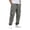 A Gray, variant on Pants Authentics Mens Relaxed Fit Stretch Cargo Pant Cargo Pants for Men Men's Solid Color Tight Waist Drawstring Casual Sports Multi Pocket Workwear Pants White S