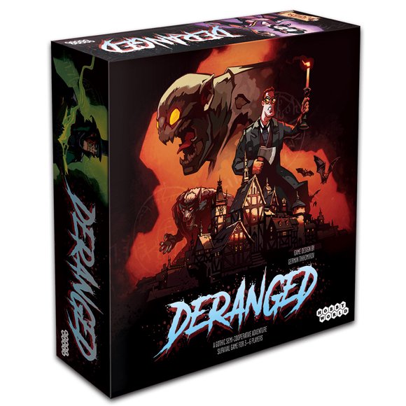 Deranged 3-6 players, ages 12+, 90-180 minutes
