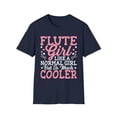 thumbnail image 2 of Flute Playing Girl Expert Musician Music Lover Flute Player TShirt, 2 of 5