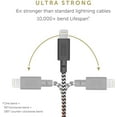 thumbnail image 4 of Native Union Belt Cable XL - 10ft Ultra-Strong Reinforced USB-A Charging Cable (Zebra), 4 of 6