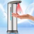 thumbnail image 5 of Dispensador automático de jabón líquido con sensor sin contacto para baño, máquina de espuma inteligente, dispensador de jabón líquido con bomba y contenedor., 5 of 5