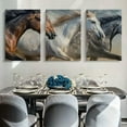 thumbnail image 6 of Shadudu Elephant Stock Horses Canvas - 1 Horse Pictures Wall Decor - Printed Horse Art Wall Decor - Horse Canvas Wall Art for Bedroom 16x24x3pcs, 6 of 8