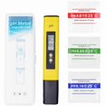 thumbnail image 1 of Digital Pen PH Meter, PH Water Quality Tester Digital LCD Portable Digital PH Meter Measuring Range for 0-14 PH 0.01 PH, pH Meter Aquarium Tester Automatic Calibration Function, 1 of 5