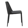 thumbnail image 3 of Moe'S Home Collection Nora Pu Dining Chair Light Grey-Set Of Two, 3 of 9