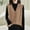 Khaki, variant on Niaviben Sweater Vest Women Lightweight Sweaters for Women Sleeveless Sweater Tops for Women's Winter Coats Long Puffer Vest Women Winter Coat Women Woman Vest Beige L