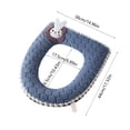 thumbnail image 2 of Thickened Washable Toilet Seat Cushion Cover, Warm Version, Perfect for Household Use, 2 of 6