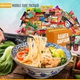 thumbnail image 5 of Ramen Captain Assorted Ramen Variety Bundle. Instant Noodle Box w/Fortune Cookie & Chopsticks - Nong Shim, Nissin, Samyang, Mama, Acecook, Kung-Fu, Ottogi with Extra Mix Brands. (15 pack cup, 5 of 5