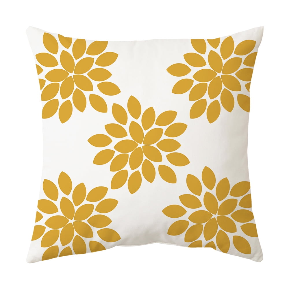 Set of 2 Ivory Square Pillow Covers 18 x 18 Farmhouse Boho Pillow