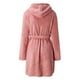 thumbnail image 5 of Batas Para Mujer Invierno Cálido Albornoz de Lana Suave Color Sólido Manga Larga Cuello en V Fajas Pokets Fleece Faux Velvet Ropa de Dormir Vestido Camisón Traje Odeerbi  ODB188193, 5 of 9