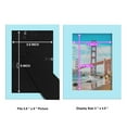 thumbnail image 3 of Modern 3.5 in. x 5 in. Light Blue Picture Frame (Set of 4), 3 of 6