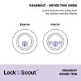thumbnail image 2 of Cerrojo Lock Scout con borde cuadrado, 2 of 5