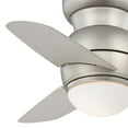 thumbnail image 4 of Ceiling Fan With Light Kit In Traditional Style 11 Inches Tall By 26 Inches Wide-White Finish-White Blade Color Minka Aire Fans F510l-Wh, 4 of 5