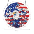 thumbnail image 3 of Acrylic Jigsaw Puzzle Suncatcher-Stress Relief Jigsaw Puzzle, Window Suncatcher Acrylic Puzzle, DIY Suncatcher Kits for Adults, Home Decor Gift for Women, Mom, Friends（7.4in） 4th of July Vermilion, 3 of 9