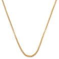 thumbnail image 1 of Cadena Cubo Oro Italiano Sólido 14K 50 cm amarillo Casa del Anillo, 1 of 6