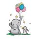 thumbnail image 1 of 2 hilos elefante conejo bordado parcial estampado punto de cruz decoración del hogar Hugtrwg Para estrenar, 1 of 9