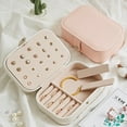 thumbnail image 4 of Visland Women Jewelry Box Girls Jewelry Organizer Mini Travel Case, Christmas Valentine's Day Ideas for Women Girls, Small Portable Jewelry Storage Case for Necklaces Bracelets Earrings Rings, 4 of 7