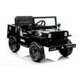 thumbnail image 4 of KidsVIP 12V Military Edition 1-Seater Ride-on Truck with Rubber Wheels, Music and Remote, 4 of 9