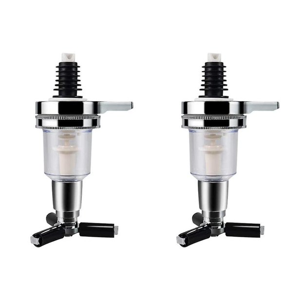 40*60 White print black tip Soporte giratorio para licor, dispensador de Alcohol, boquilla de repuesto apta para estantes de vino, dispensador de cócteles