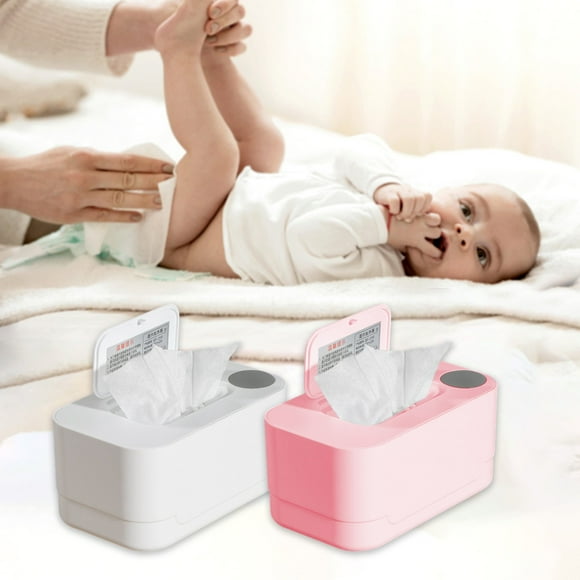 Calentador y dispensador de toallitas húmedas para bebés | Calentador de toallitas inteligente portátil con control de temperatura | Gran capacidad para 150 toallitas - Calentamiento uniforme