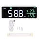 thumbnail image 1 of Medidor de Nivel de Sonido para Colgar en la Pared, medidor de Humedad y Temperatura con Pantalla LED Grande de 11 Pulgadas, para aulas, hogares y oficinas, 1 of 14