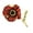 gold, variant on Remembrance Poppies Brooch Pin Handmade Poppies Brooch Lest We Forget Flower Badge Brooch Veterans Day Jewelry Gifts