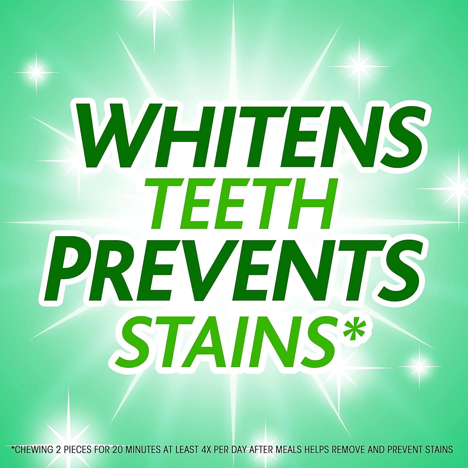 Mondelez International AMC67610 White Spearmint Sugar-Free Gum - 9 Pack per Box