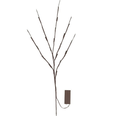 

YARNOW Simulative Tree Branch Light Lamp Beautiful 20 Lamps Nigh Light for Home Christmas Party (Warm White 20 Lamps Without Battery)