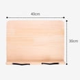 thumbnail image 1 of Wood Book Stand,Book Stand Multifunctional Wood Adjustable Book Holder Reading Stand Meticulously Designed, 1 of 8
