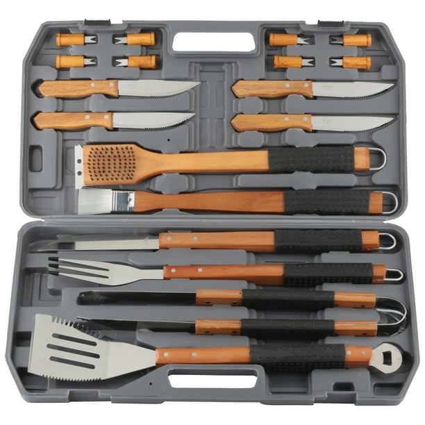 Mr. BarBQ 18Piece Gourmet Stainless Steel Tool Set