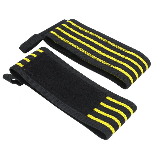 Attelle à Rayures pour Poignet, Résistante à l'Usure, Robuste, pour Musculation, pour Usage Professionnel, pour Musculation, pour Usage Général, pour Musculation, Jaune Noir, Rouge