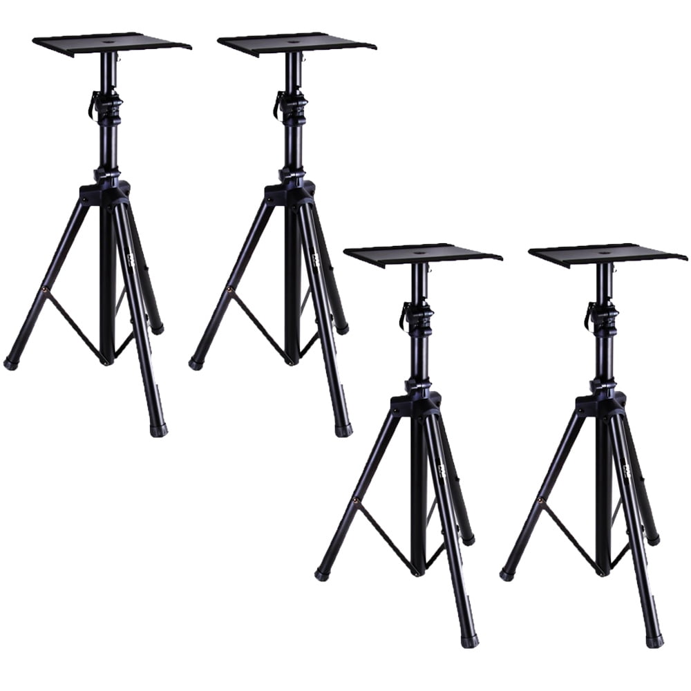 pyle dual studio monitor 2 speaker stand mount kit