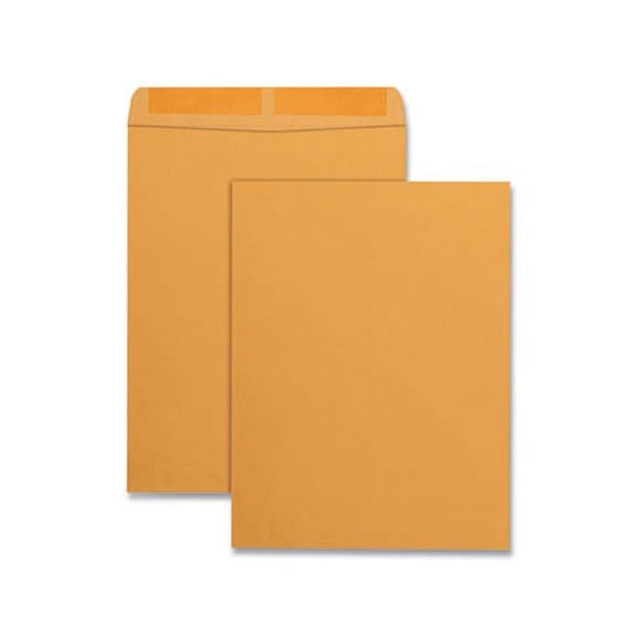 Catalog Envelope 13 1/2, Square Flap, Gummed Closure, 10 x 13, Brown Kraft, 100/Box