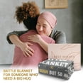 thumbnail image 2 of Cancer Care Gifts for Women, Get Well Soon Gifts Blanket for Her Him, Cancer Fighter Inspirational Quote Chemo Patient Gift - Meaningful Caring Message Battle Blanket, 2 of 6