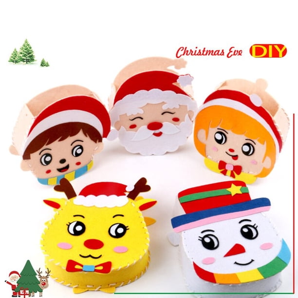 DIY Felt Fabric Craft Kit Handmade Handbag Handicraft Material Educational Toys Gifts For Kids Kindergarten heqiyong LED