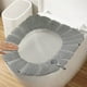 thumbnail image 1 of Toilet Seat Cover Washable Cloth Stretchable Warmer Soft Thicker Foldable Portable for Bedroom, Washable Cloth Toilet Seat Cover, Soft Warmer Thicker Stretchable Design, for Dorm, High, 1 of 9