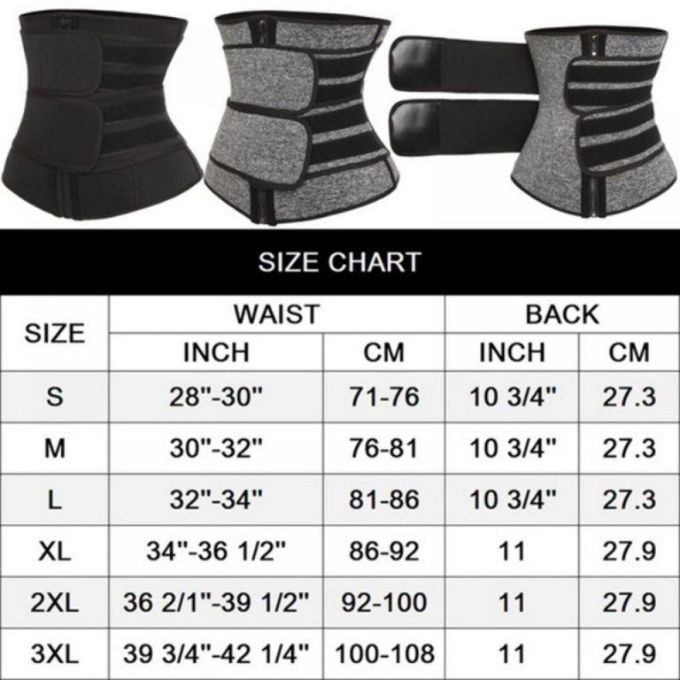  Women Neoprene Sauna Sweat Waist Trainer Belt Belly